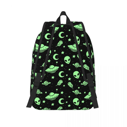 UFO Alien Student Laptop Bag Schoolbag