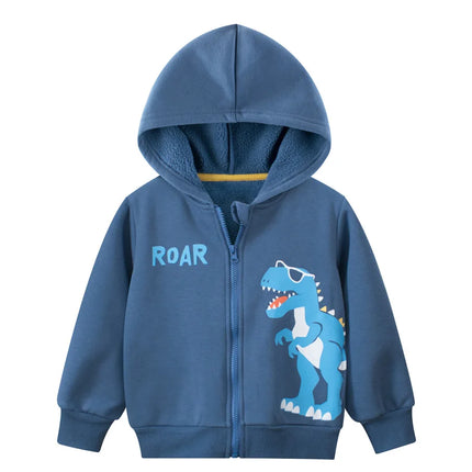 Baby Boys 3D Dinosaur Casual Hoodies