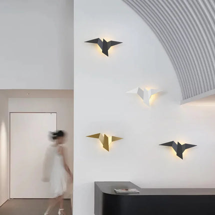 Nordic LED Bird Animal Wall Lamps