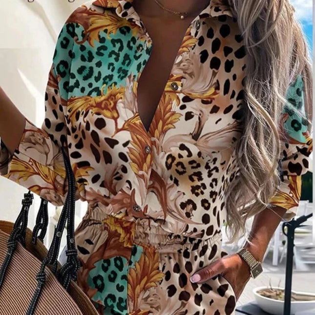 Women Summer Casual Leopard Beach Outfits