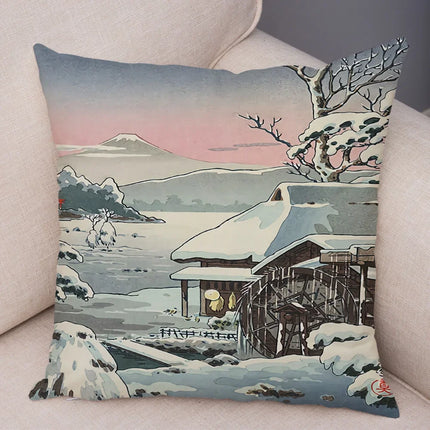 Fantasy Scenery Landscape Japanese Asian Home Pillows Decor