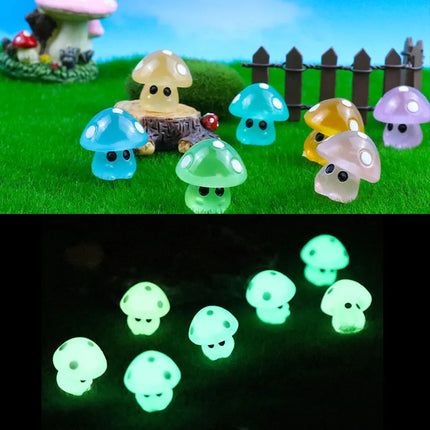 Mini Mushroom Elf Luminous Fairy Garden Microlandscape Lights