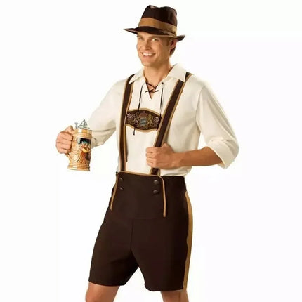 Men Oktoberfest Bavarian Bartender Costume