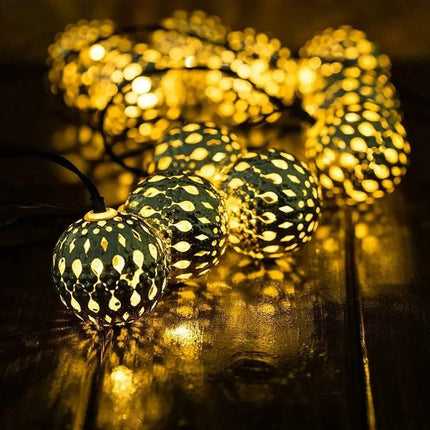 Solar Powered Moroccan String Party Lights