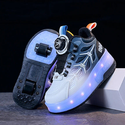 Girl Fashion LED Luminous Skate Sneakers