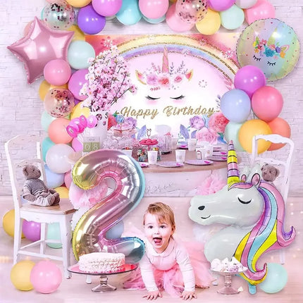 Unicorn BabyShower Birthday Party Decor