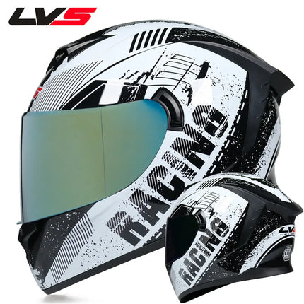 Motorcycle Double Visor 3D Dragon Helmet