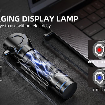 TH04 Powerful LED Headlamp USB Flashlight