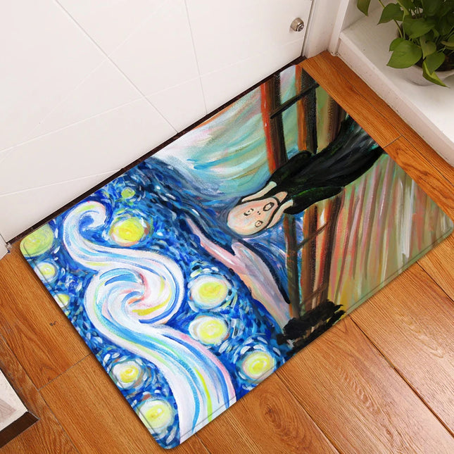 Van Gogh Doormat 3D Kitchen-Bathroom Entrance Mat