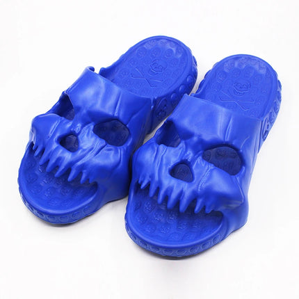 Men Retro 3D Skull Sandals