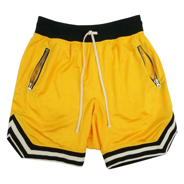 Men Mesh Quick-Dry Basketball Fitness Shorts