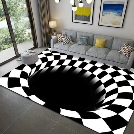 Kids Room Vortex 3D Illusion Area Living Rug