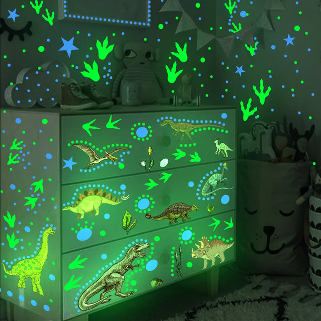 Luminous Cartoon Dinosaur Park Wall Sticker