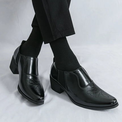 Men Leather Slip-on Business Casual Loafers