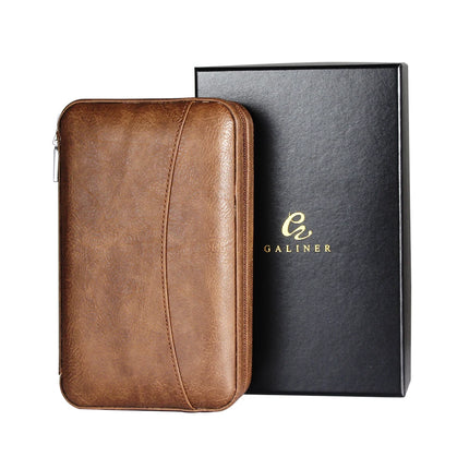 Portable Humidor Cigar Leather Travel Case