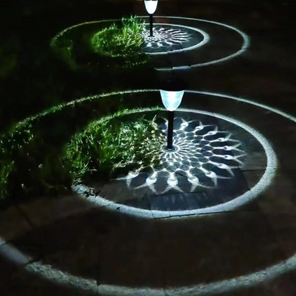 Circle Shadow Garden Solar LED Landscape Light