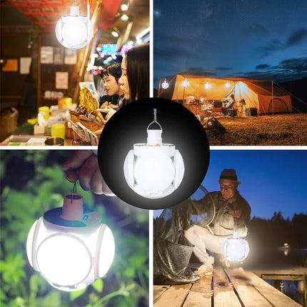 Solar Portable LED Outdoor Camping USB Globe Light