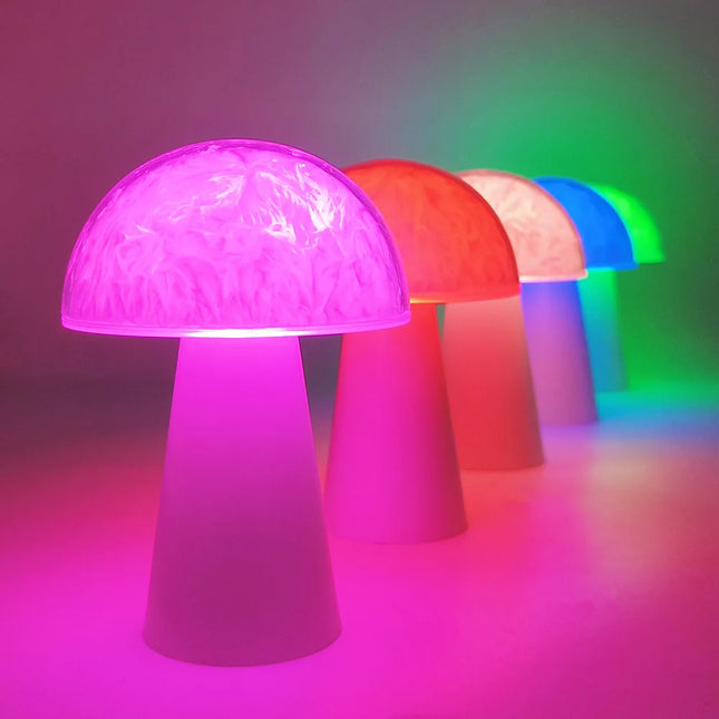 RGB Mushroom LED Desk Lamp Night Light