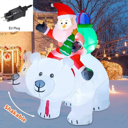 Christmas Inflatable LED Lights Garden Decor