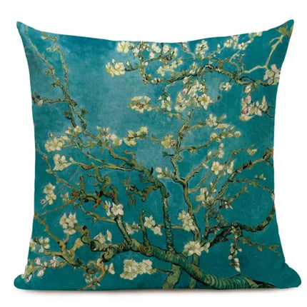 Van Gogh Square Pillow Cover Decor