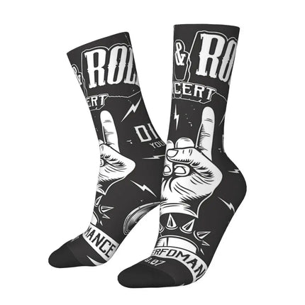 Men Skull Bones Funny Festival Mid-Tube Socks