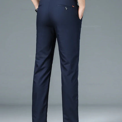 Men Bamboo Fiber Business Casual Pants