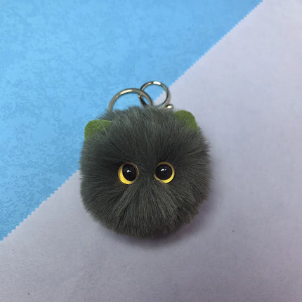 Plush Cat Funny Storage Keychain Gift