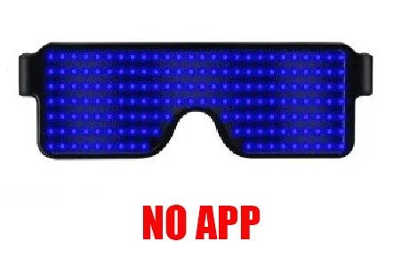 App Control Bluetooth LED Party Sunglasses