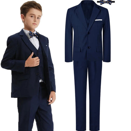 Baby Boy-3pcs Set-Vest Gentleman Formal Suits