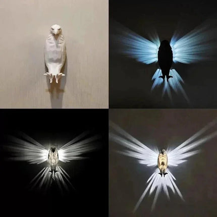 3D LED Owl Eagle Wall Sconce