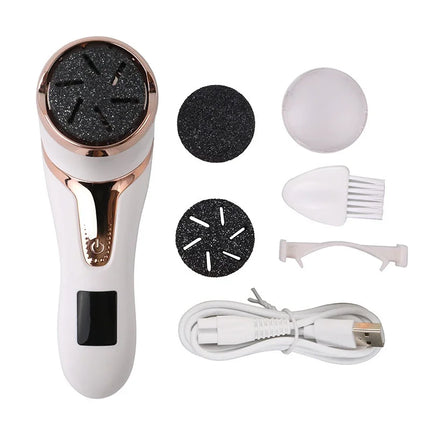 Electric Rechargeable Pedicure Foot Callus Massager