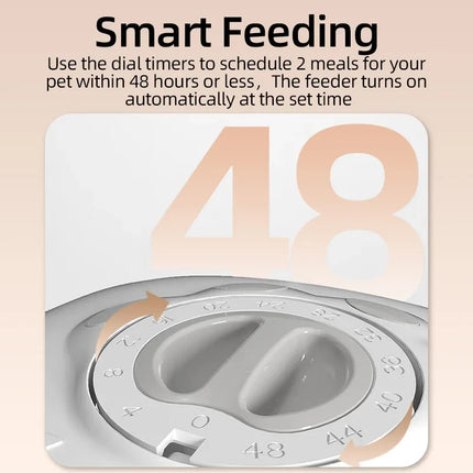 Smart 2 Meal Automatic Pet Cat Feeder