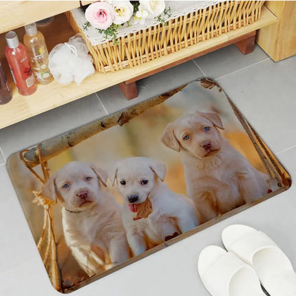 Home Puppy Love Labrador 3D Entrance Bathroom Doormat