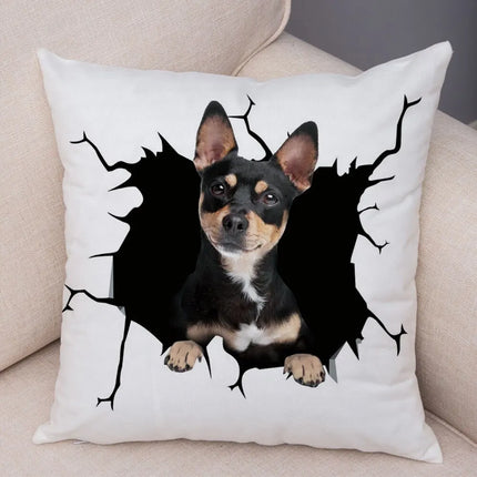 Home Animal Dog Husky Sofa Cushion Pillow