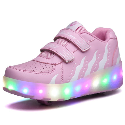 Girl Fashion Luminous LED Skate Sneakers