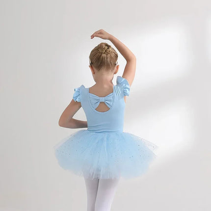 Girl Ballet Gymnastics Leotard Tutu Dress