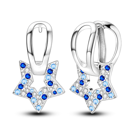 Women 925 Sterling Ladybug Charm Earrings