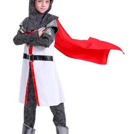 Boys Medieval Crusaders Knight Templar Costume Set