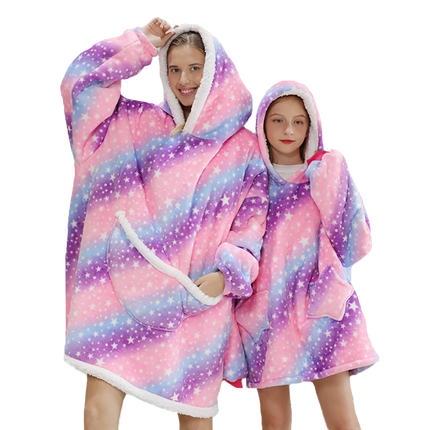 Women Oversized Winter Sherpa Blanket Hoodies