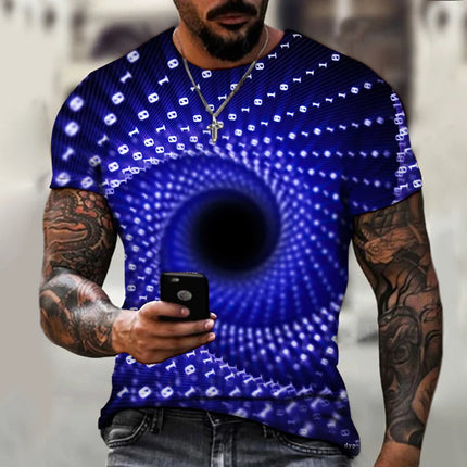 Men Vertigo 3D Summer Short Tees – Mad Fly Essentials