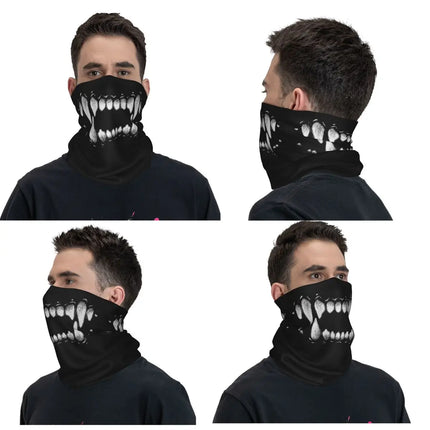 Men Wolf Teeth Bandana Windproof Balaclava