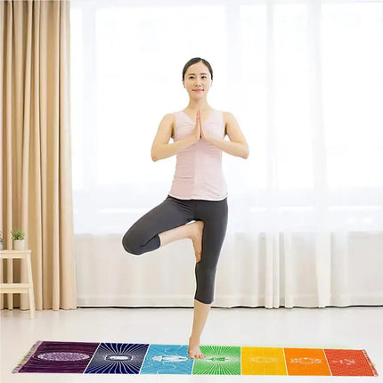 Meditation Yoga Rug Multipurpose Tassel Floor Mat