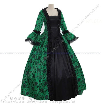 Women Vintage Victorian Court Dress - Mad Fly Essentials