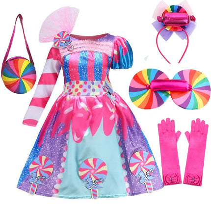 Girl Lollipop Costume Birthday Dress