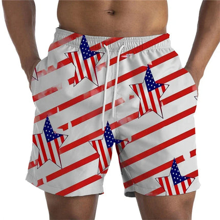 Men National Flag 3D Boardshorts - Mad Fly Essentials