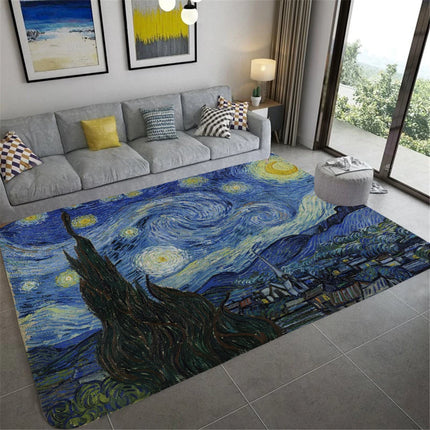 Home Van Gogh Starry Night Living Area Rug.