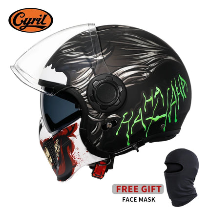 Black Feather Full Face DOT ECE APPROVED Motorcycle Helmet