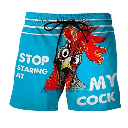 Men Funny Banana Crab Animal 3D Boardshorts