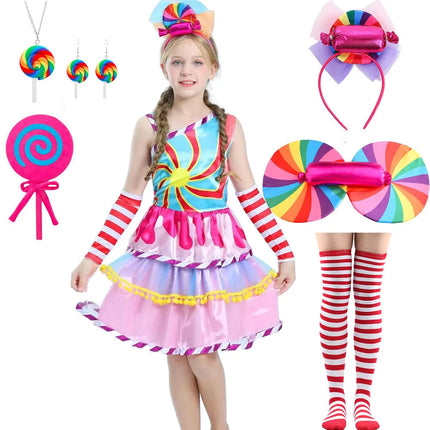 Girl Lollipop Costume Birthday Dress