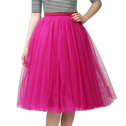 Women Vintage Party Costume Tulle Skirt